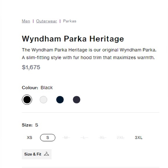 *NWT Canada Goose Wyndham Parka Heritage - Picture 7 of 9